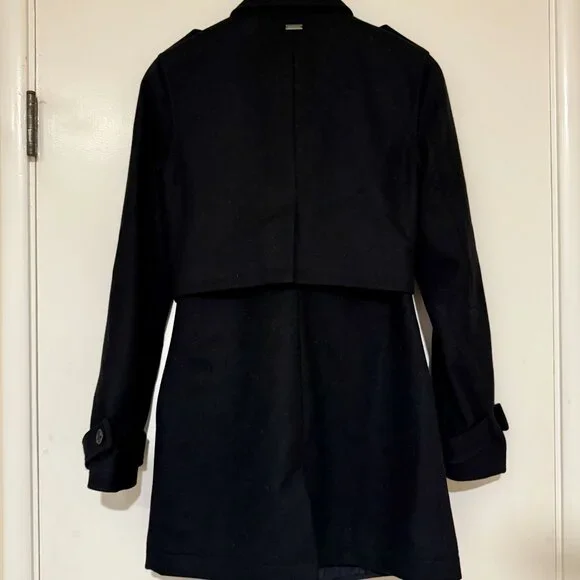 Adidas SLVR Double-Breasted Women's Pea Coat size XS (Like Y3/Y-3) - Picture 3 of 7